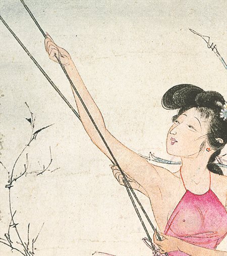 镇江-胡也佛的仕女画和最知名的金瓶梅秘戏图